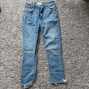Abercrombie & Fitch Light Blue High Rise Jeans
